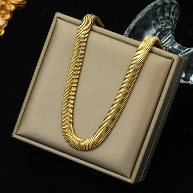 Snake-Head Long Pendant Y-Shaped Necklace
