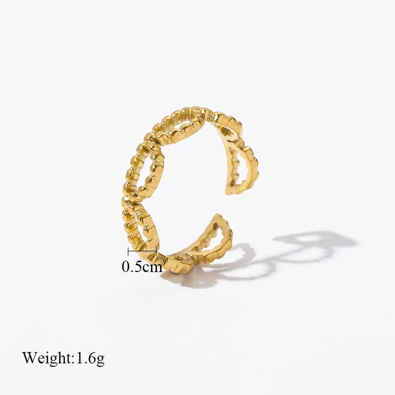 Gold Vintage Cuff Rings